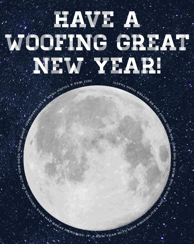 Have a woofing great year!